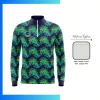 Custom 250G Looped Terry Half Zip Sweatshirt – Lightweight Sublimation Team Pullover