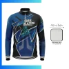 Custom 250G Lightweight Quarter Zip Sweatshirt – Looped Terry Sublimation Team Pullover