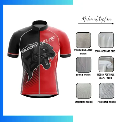 Custom Short Sleeve Cycling Jersey | Full Sublimation Quarter-Zip Bike Jersey