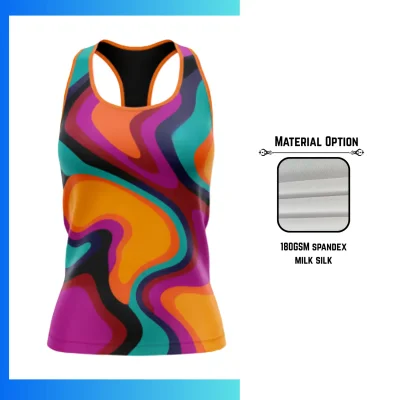 Womenβs Windproof Golf Vest β 220gsm Full Sublimation Sleeveless Zip Performance Vest