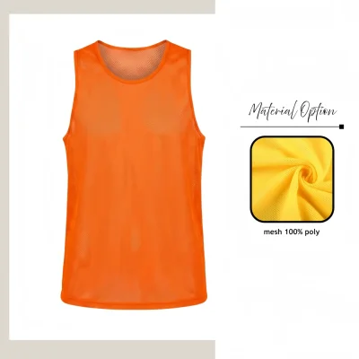 Custom Small Mesh Training Pinnies – Lightweight Sublimation/Screen Print Practice Vests Toddler to Adult XL
