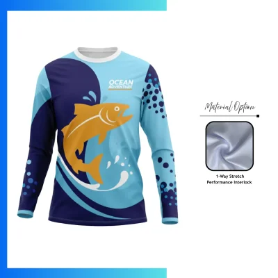 Custom 150GSM Interlock Sublimation Long Sleeve T-Shirt – Unisex & Kids Performance Team Wear