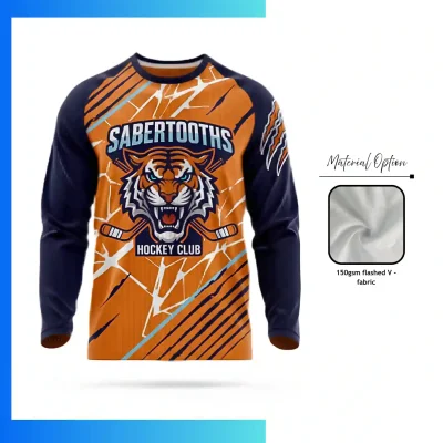 Custom Full Sublimation Long Sleeve T-Shirt β 150GSM Flashed V Performance Unisex & Kids Teamwear