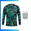 Custom Full Sublimation Pinhole Mesh Long Sleeve T-Shirt – 150GSM Breathable Performance Tee