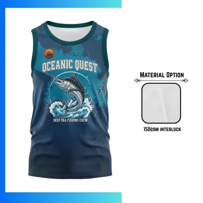 Custom Sublimation Classic Tank Top β Lightweight 150GSM Performance Sleeveless Shirt