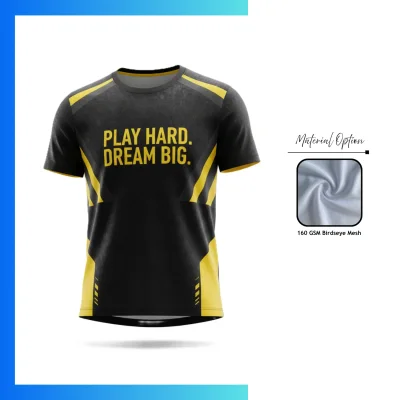 Economy Series Custom Sublimation Mesh T-Shirt β Lightweight Team Uniform Tee