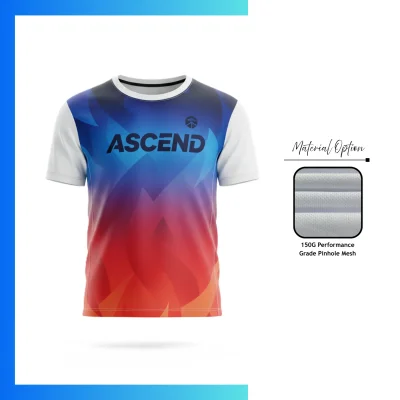 Pro Series Pinhole Mesh Custom Sublimation T-Shirt β Ultra-Breathable Performance Team Tee