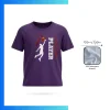 Unisex and Kids' Full Sublimation Short Sleeve T-Shirt with 150G Performance Grade Short Hole Mesh