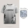 Custom full sublimation unisex honeycomb mesh short sleeve t-shirt in pro series laid flat