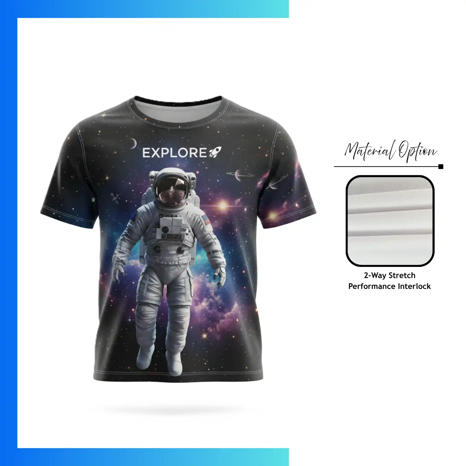 Pro Series 2-Way Stretch Milk Silk Sublimation T-Shirt – 180GSM Performance Team Jersey for Elite Sports & Dance