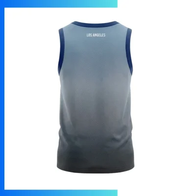 Alternative view of Custom Unisex Sublimation Mesh Sleeveless T-Shirt with 160GSM Birdseye Mesh