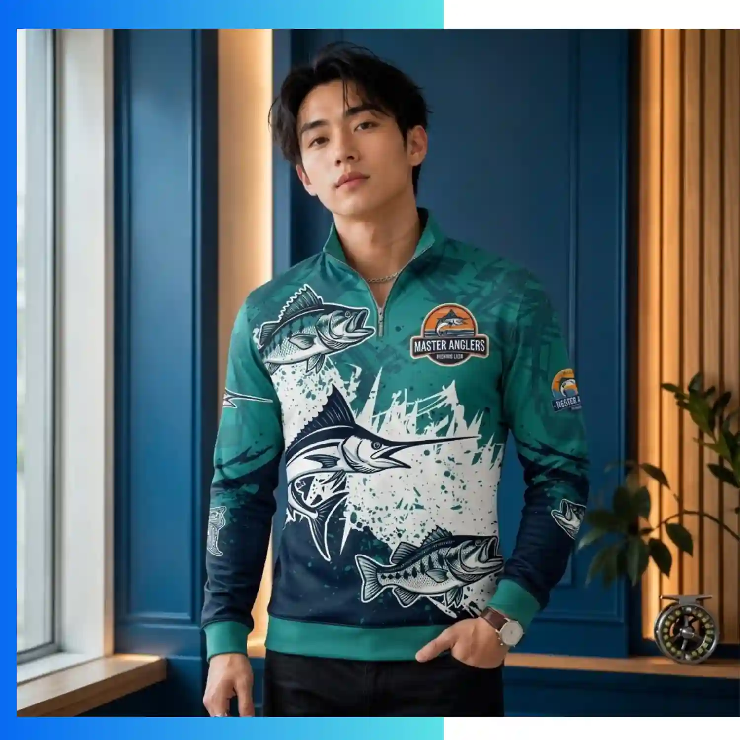 150GSM Interlock Quarter Zip Pullover – Custom Sublimated Lightweight Team & Family Sportswear - Image 3