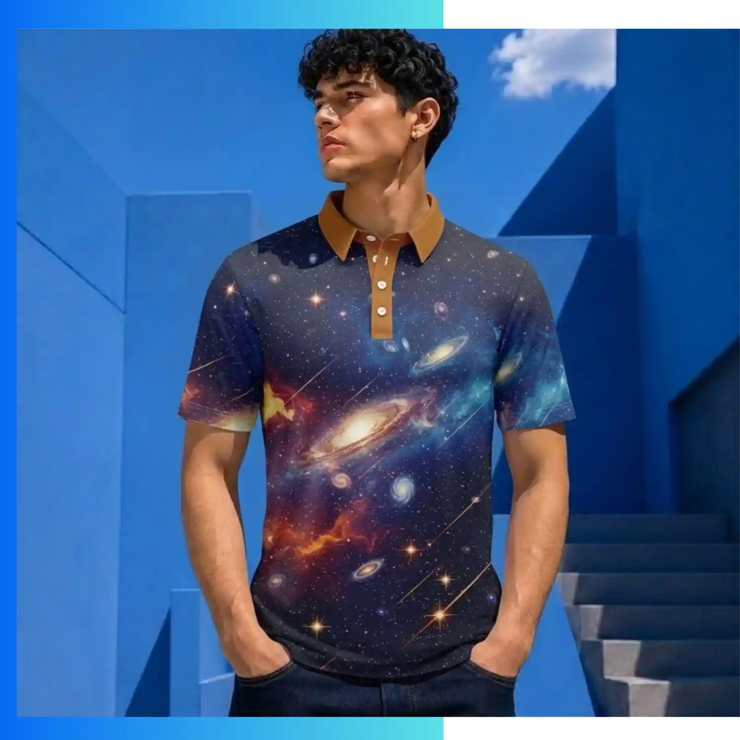 Custom 2-Way Stretch Milk Silk Short Sleeve Polo Shirt – Full Sublimation Performance Teamwear 180gsm - Image 3