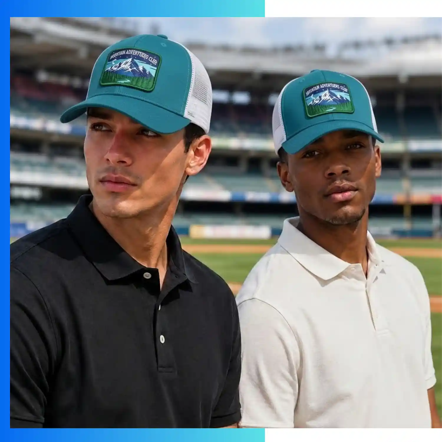 Premium 6-Panel Structured Low Profile Mesh Cotton Cap – Custom Embroidery & Patch Logo Hat - Image 2