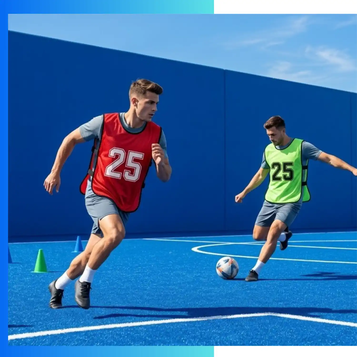 Polyester Training Pinnie – Custom Screen Printed Practice Vest with Elastic Side Straps XS–XXL | Team Training Sports Bib - Image 3