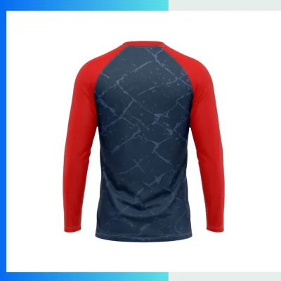 Alternative view of Custom UPF50+ SolarProtec Long Sleeve T-Shirt – Full Sublimation Sun Protection Performance Tee