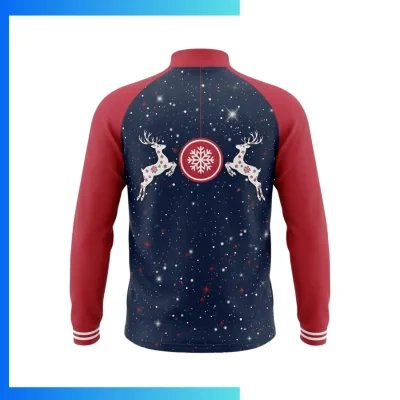 Alternative view of 220G Ultra Light Quarter Zip Sweatshirt – Custom Sublimation Athletic Warm-Up Pullover