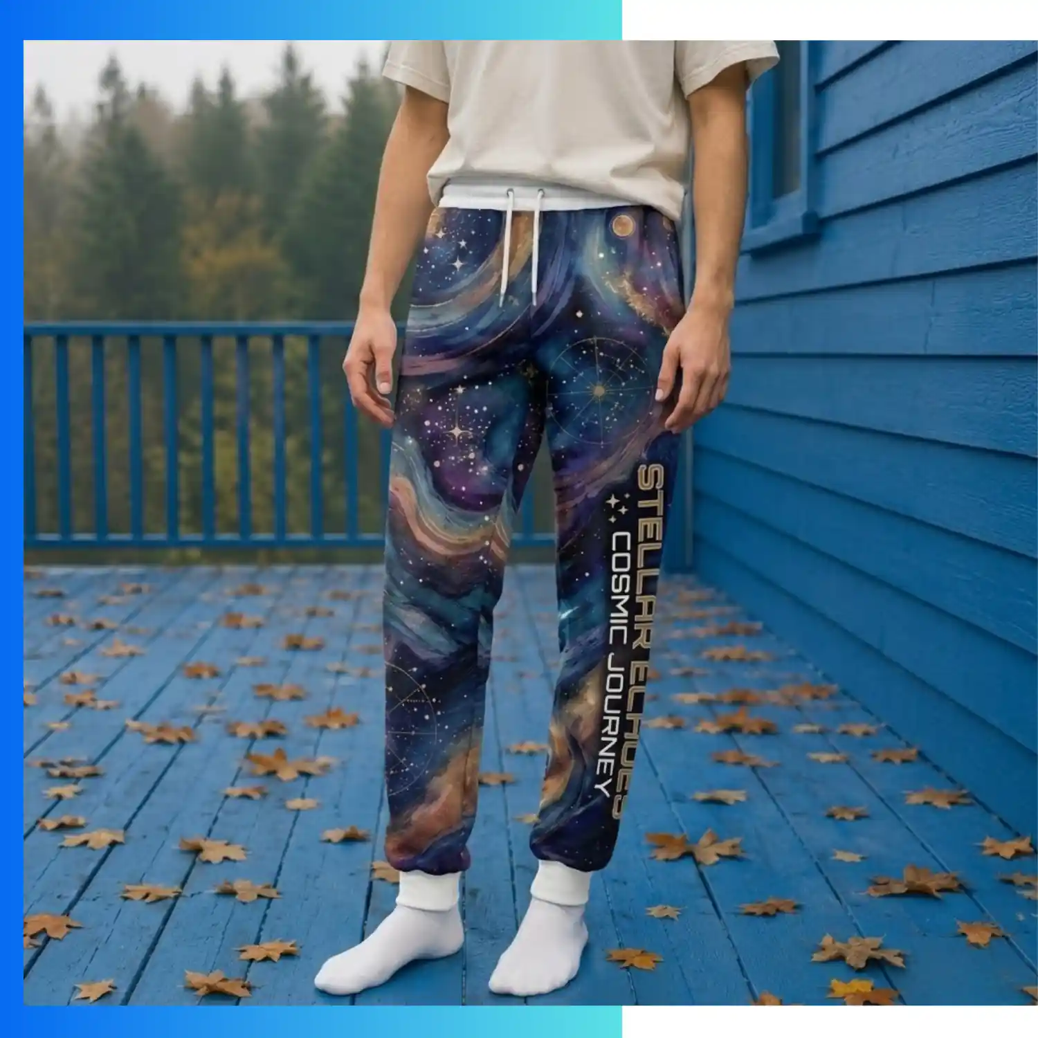 Full Sublimation 220G Ultra Light Fleece Sweatpants – Custom Unisex & Kids Performance Joggers - Image 3