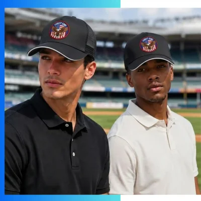 Alternative view of Cotton 6-Panel Mesh Back Baseball Cap – Custom Snapback Advertising & Team Hat