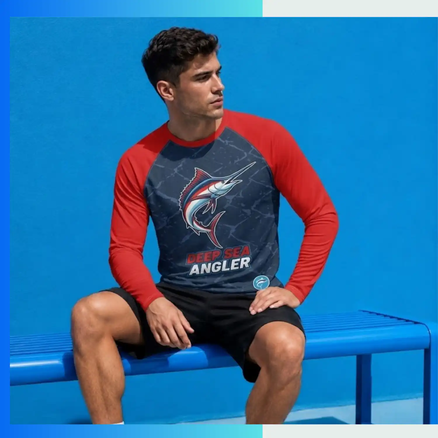 Custom UPF50+ SolarProtec Long Sleeve T-Shirt – Full Sublimation Sun Protection Performance Tee - Image 3