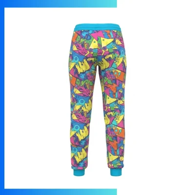 Alternative view of Brushed Milk Silk Lounge Pants 160G – Custom Sublimation Ultra Soft Pajama & Yoga Pants Unisex & Kids