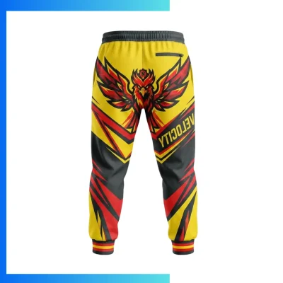 Alternative view of Economy Series 180GSM Interlock Long Pants – Full Sublimation Custom Unisex & Kids Sweatpants