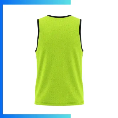 Alternative view of Breathable Polyester Mesh Training Pinnie – Custom Screen Printed Practice Vest with Elastic Fit XS–XXL | Lightweight Sports Bib