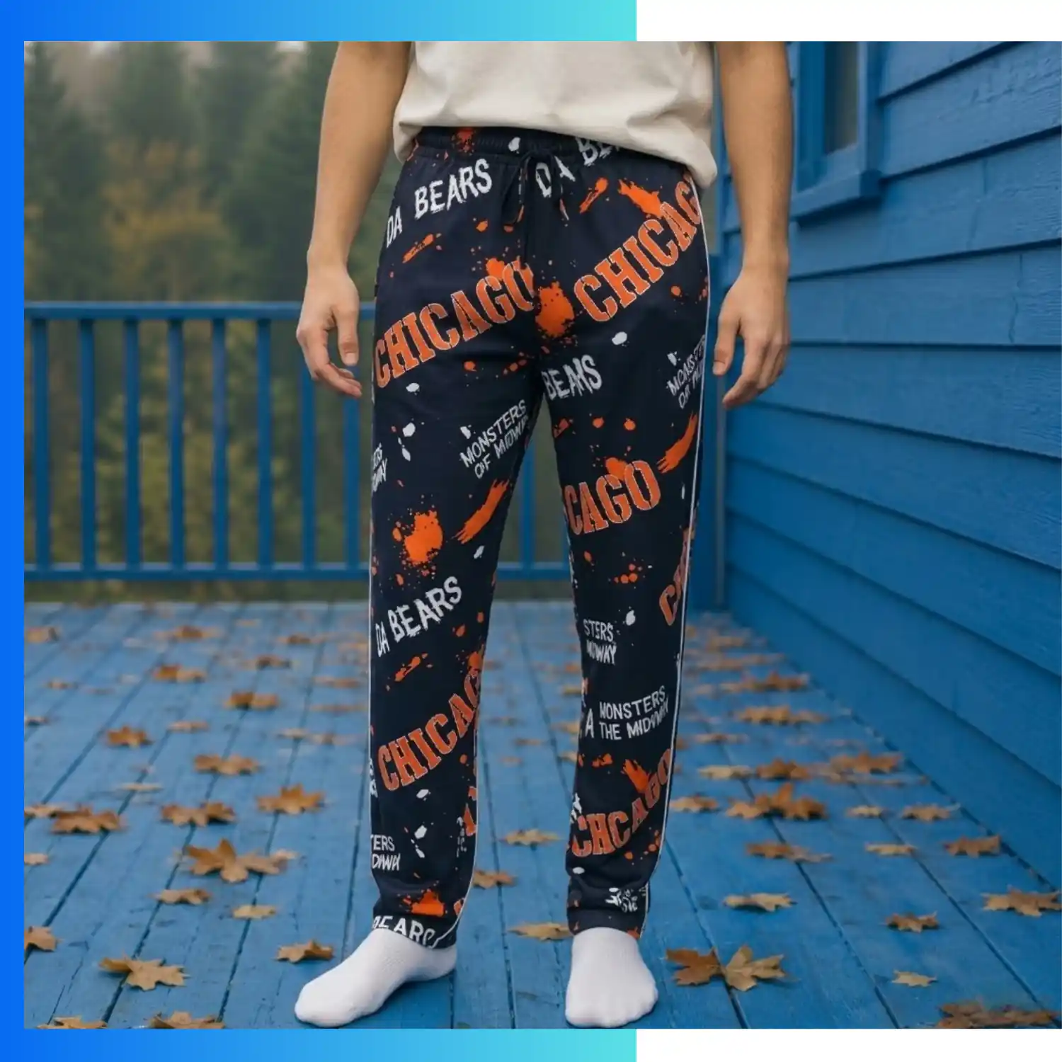 Custom 180G Cotton-Feel Long Pants – Full Sublimation Unisex & Kids Performance Lounge Pants - Image 3