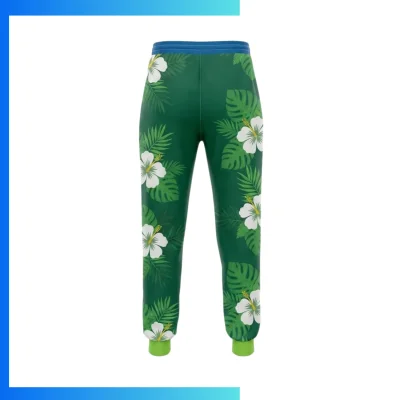 Alternative view of Custom 75D Pique Long Pants – Full Sublimation Unisex & Kids Sports Lounge Pants