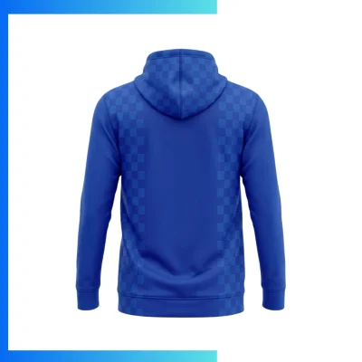Alternative view of Custom Full Sublimation 280GSM Heavyweight Long Sleeve Hoodie with Kangaroo Pocket – Unisex & Kids Performance Sweatshirt
