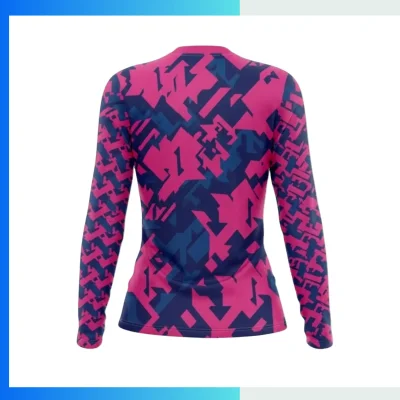 Alternative view of Custom UPF50+ Long Sleeve T-Shirt | 170GSM Stretch Sun Protection Performance Teamwear