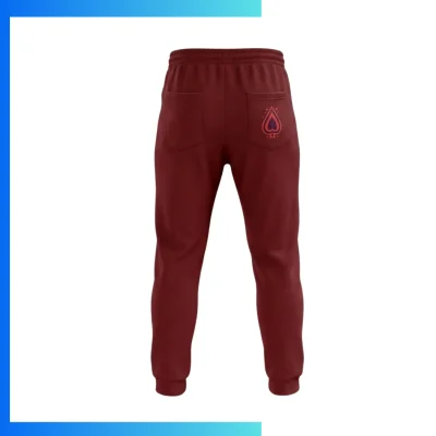 Alternative view of Premium Custom Sublimation Track Pants – 280G Spandex Interlock Athletic Pants