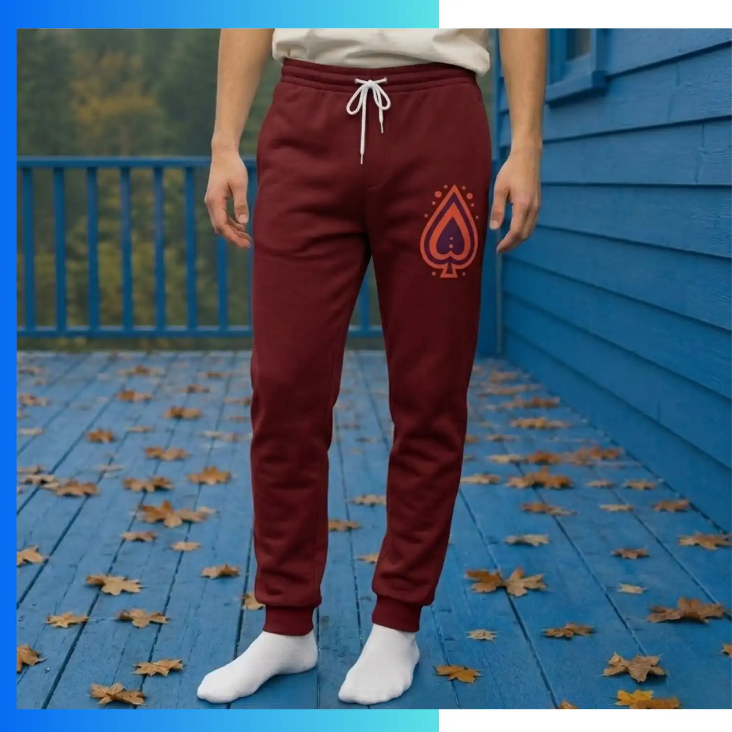 Premium Custom Sublimation Track Pants – 280G Spandex Interlock Athletic Pants - Image 3