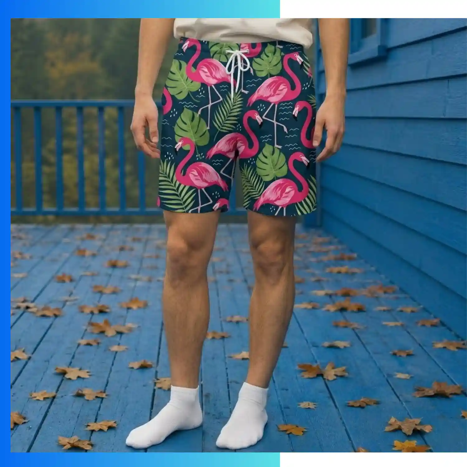 Women’s Full Sublimation Board Shorts – 135GSM 4-Way Stretch Quick Dry Swim & Beach Shorts - Image 3