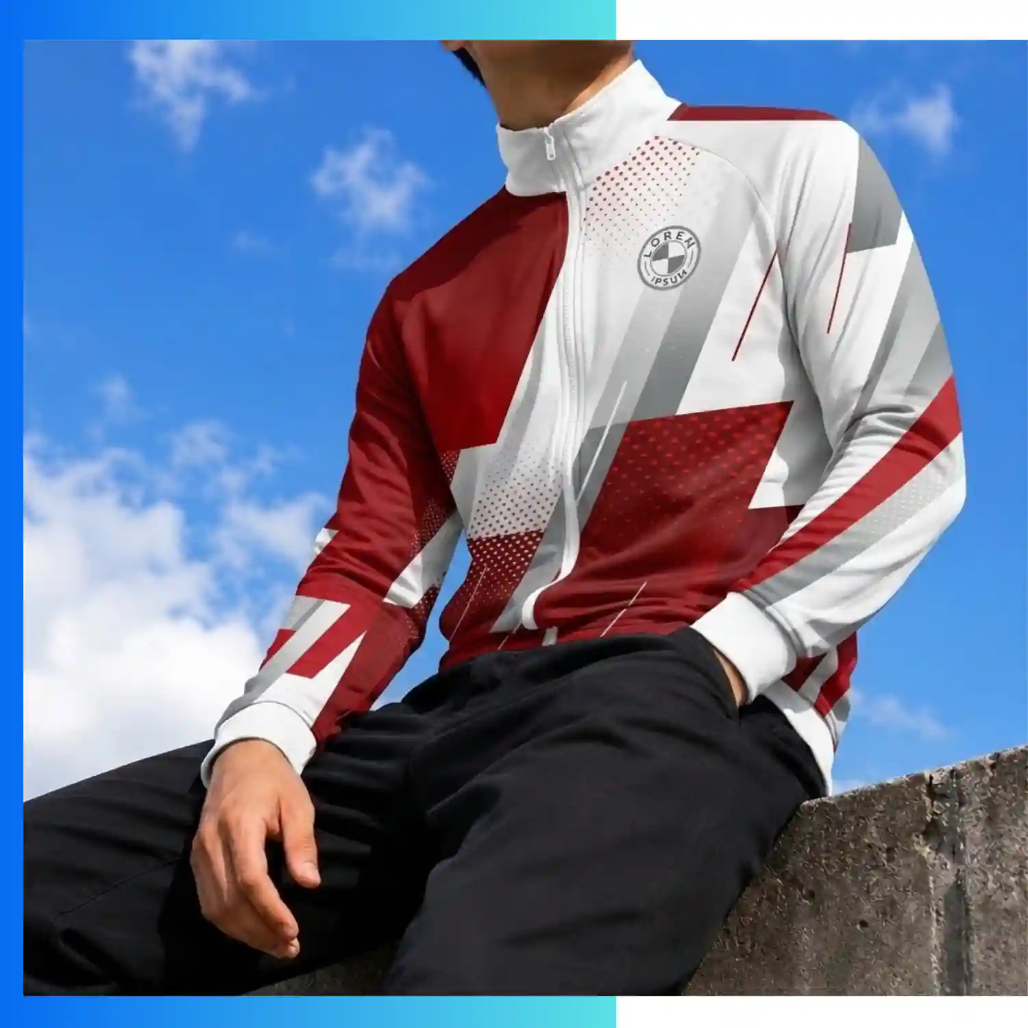 280gsm Spandex Track Jacket – Full Sublimation Custom Performance Team Jacket XS–4XL - Image 3