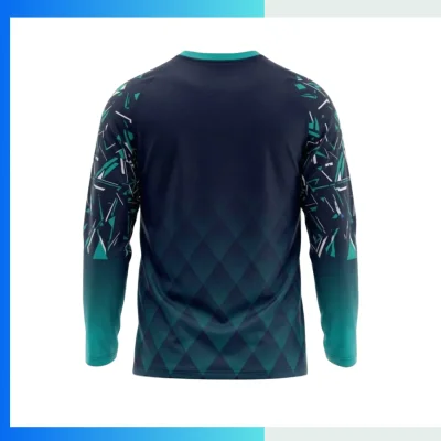 Alternative view of Custom Heavyweight Long Sleeve T-Shirt | 180GSM Interlock Performance Teamwear