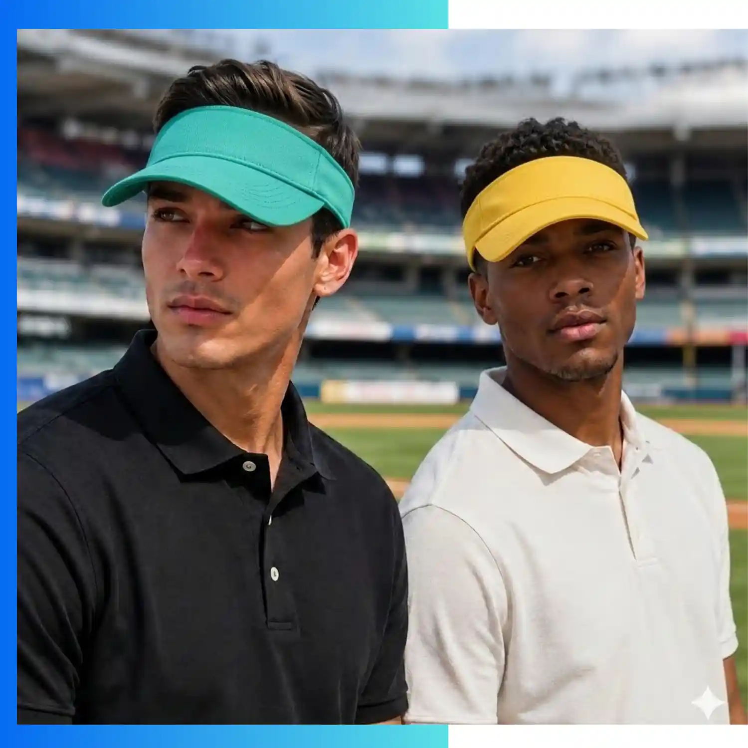 Premium Jacquard Sun Visor – Ammonia Polyester Cotton Adjustable Golf & Tennis Visor Hat - Image 10