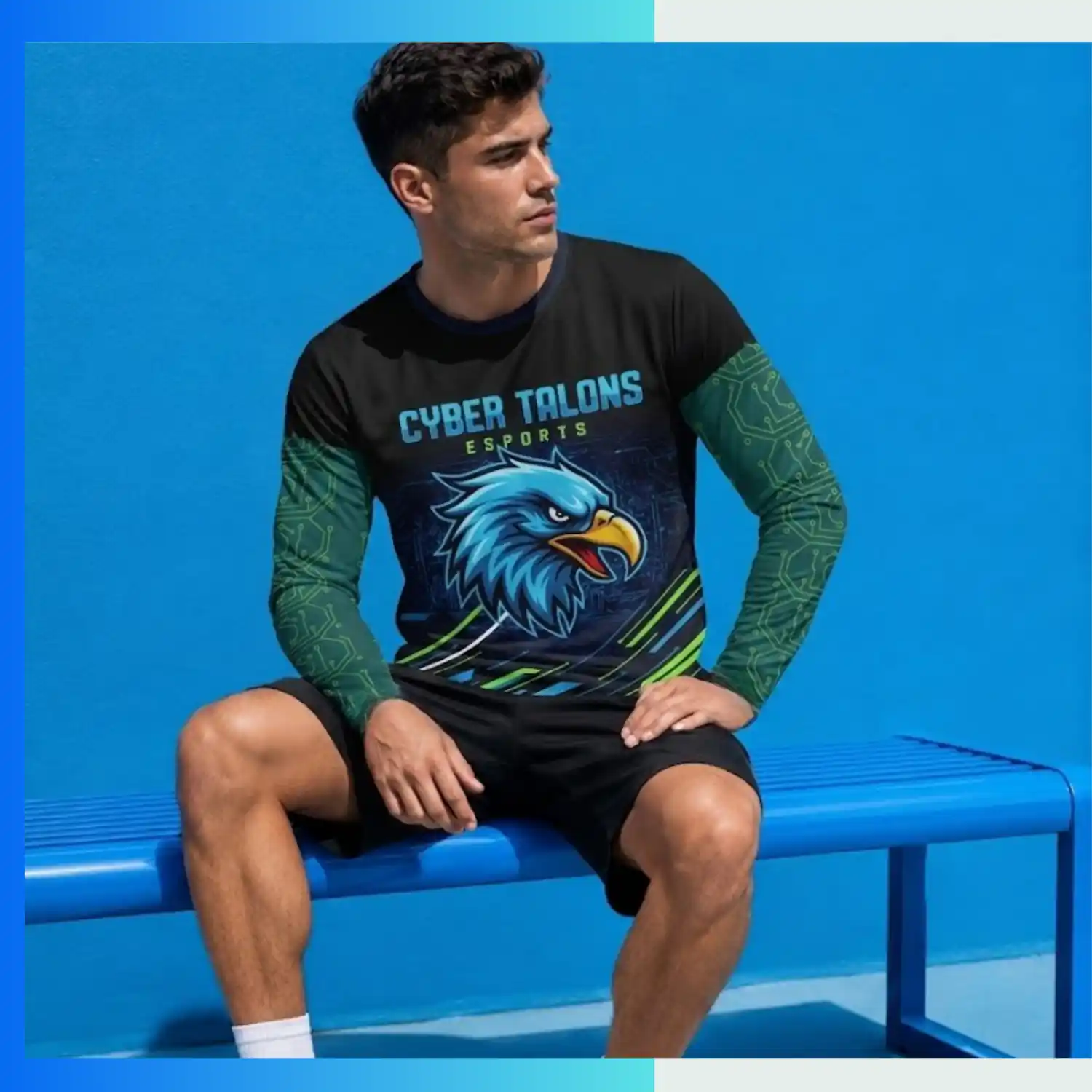 Premium Milk Silk Long Sleeve T-Shirt | 180GSM 2-Way Stretch Interlock Custom Sublimation Teamwear - Image 3