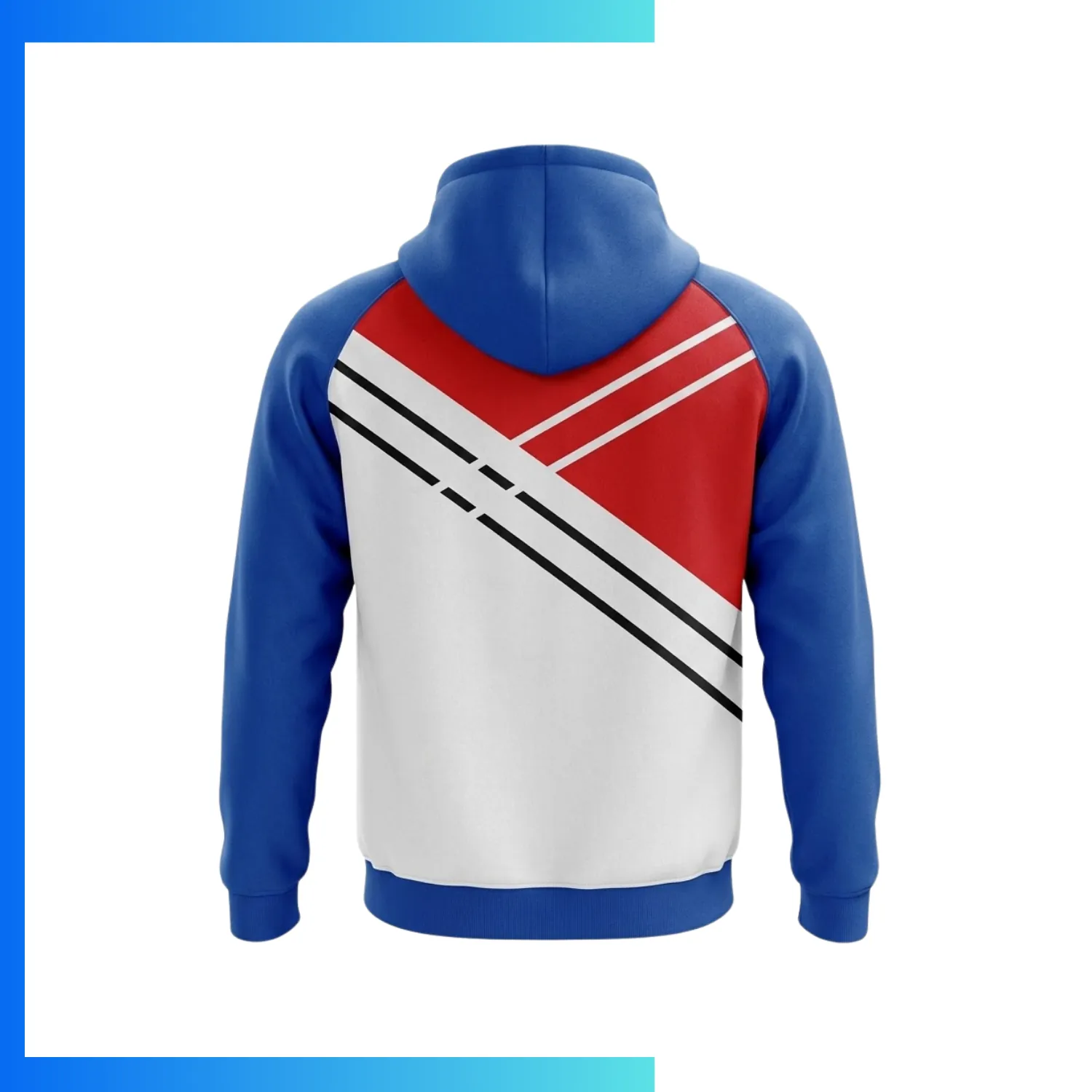 Custom Full Sublimation 250G Lightweight Hoodie with Kangaroo Pocket – Men’s, Women’s & Kids Sportswear - Image 2
