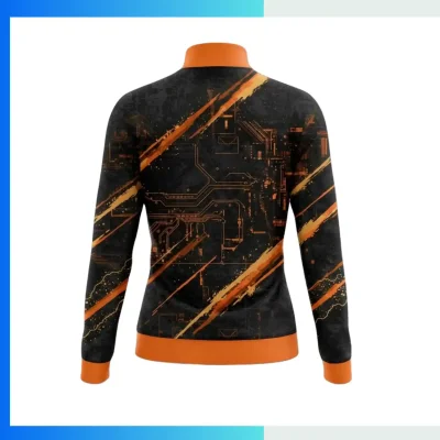 Alternative view of Custom Mesh UPF 30+ Sublimation Fishing Jersey – Unisex & Kids Long Sleeve Performance Shirt