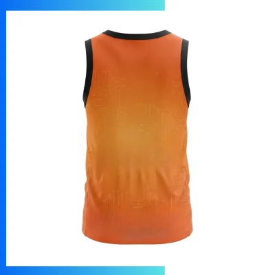 Alternative view of Custom Sublimation Mesh Tank Top – 125G Woven Roving Performance Sleeveless Shirt