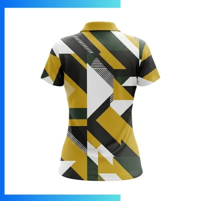 Alternative view of Custom Interlock Short Sleeve Polo Shirt – Full Sublimation Teamwear 180gsm Unisex & Kids