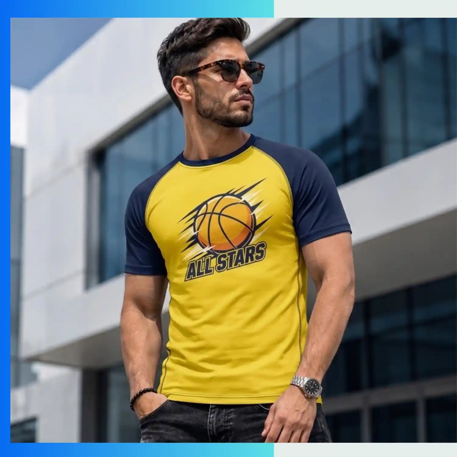 Unisex and Kids' Full Sublimation Short Sleeve T-Shirt – 150G Performance Flashed V – Pro Series - Image 3