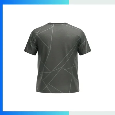 Alternative view of Unisex and Kids' Full Sublimation Short Sleeve T-Shirt with 150G Performance Jacquard Mesh