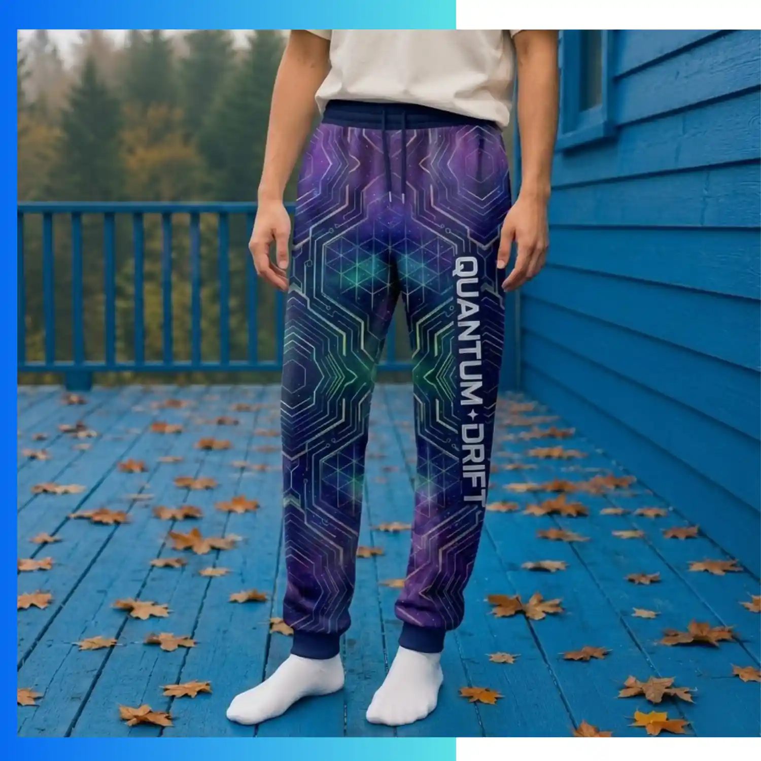 Unisex Hawaiian Sublimation Long Pants – 135GSM Lightweight 4-Way Stretch Custom Tropical Pants - Image 3