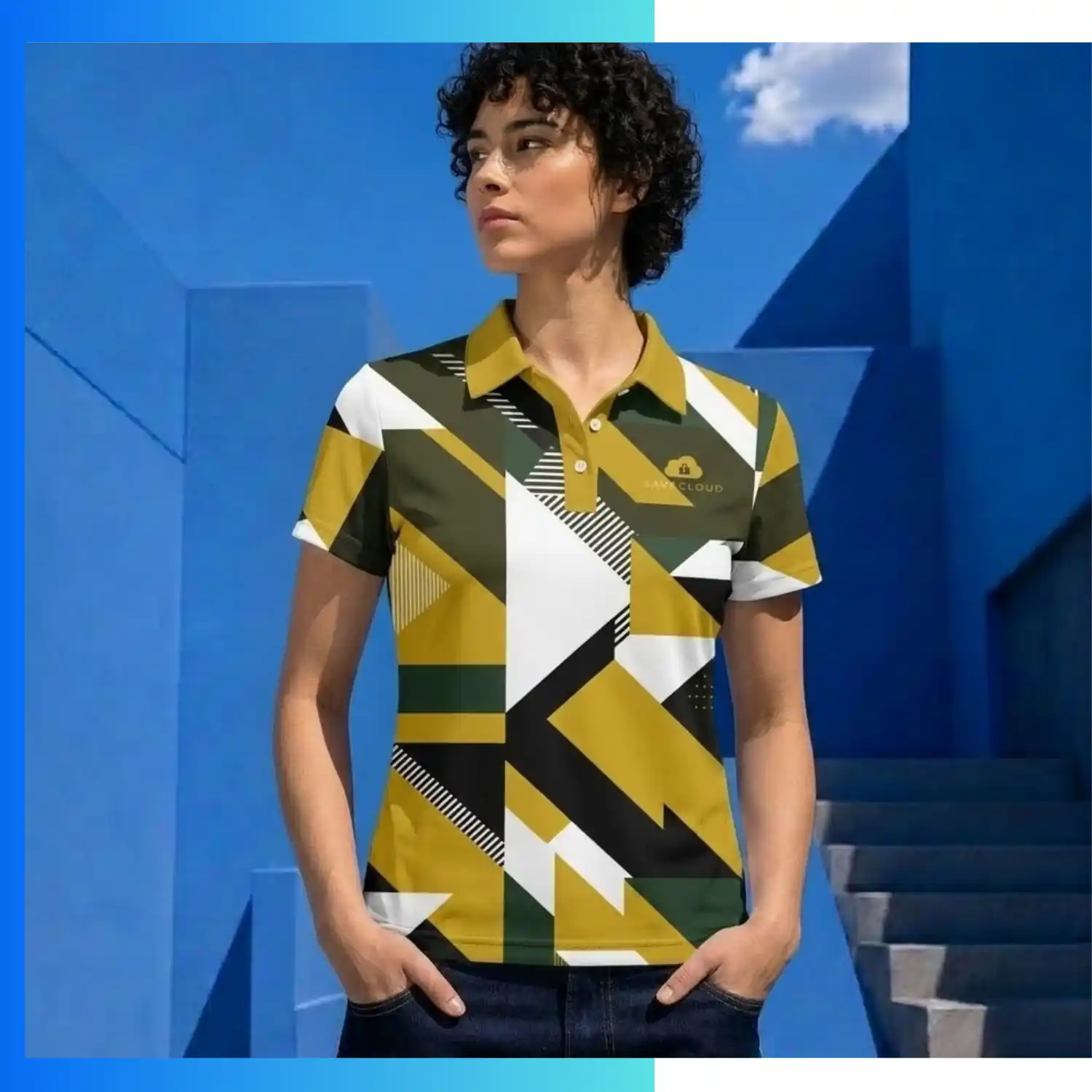 Custom Interlock Short Sleeve Polo Shirt – Full Sublimation Teamwear 180gsm Unisex & Kids - Image 3