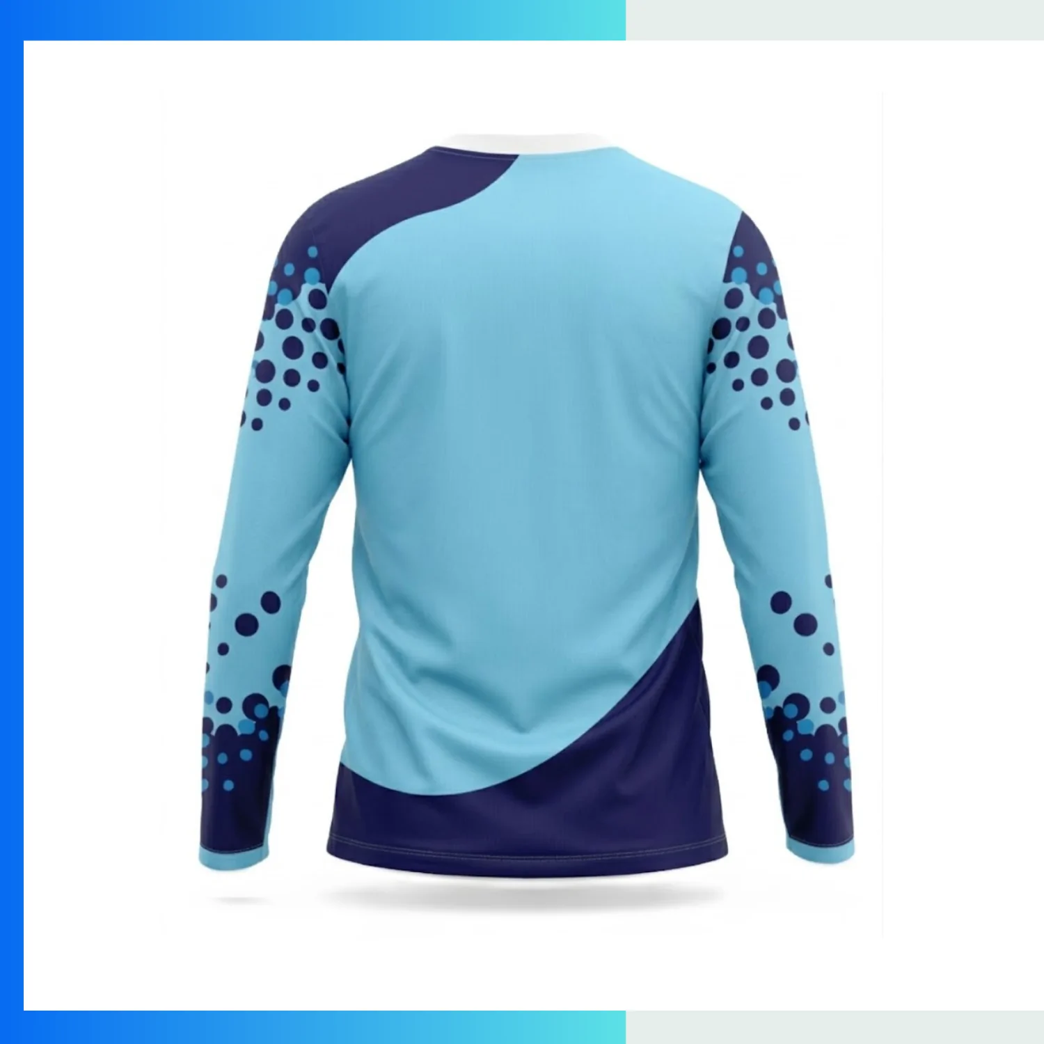 Custom 150GSM Interlock Sublimation Long Sleeve T-Shirt – Unisex & Kids Performance Team Wear - Image 2