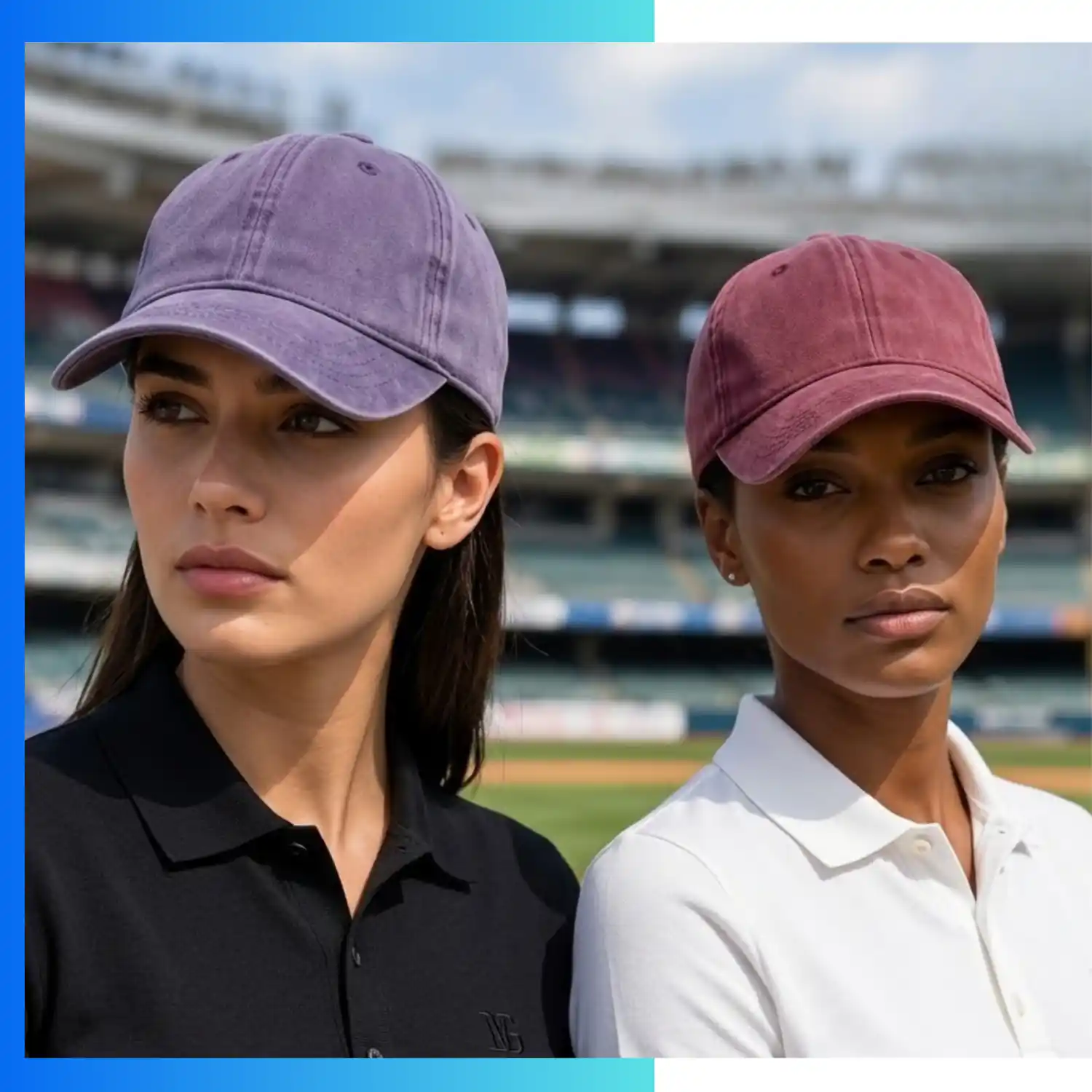 Washed Vintage 6-Panel Unstructured Baseball Cap – Pre-Washed Cotton Dad Hat with Adjustable Buckle Strap - Image 3