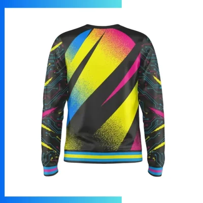 Alternative view of 220G Ultra Light Fleece Crew Sweatshirt | Custom Sublimation Unisex & Kids Lightweight Performance Pullover