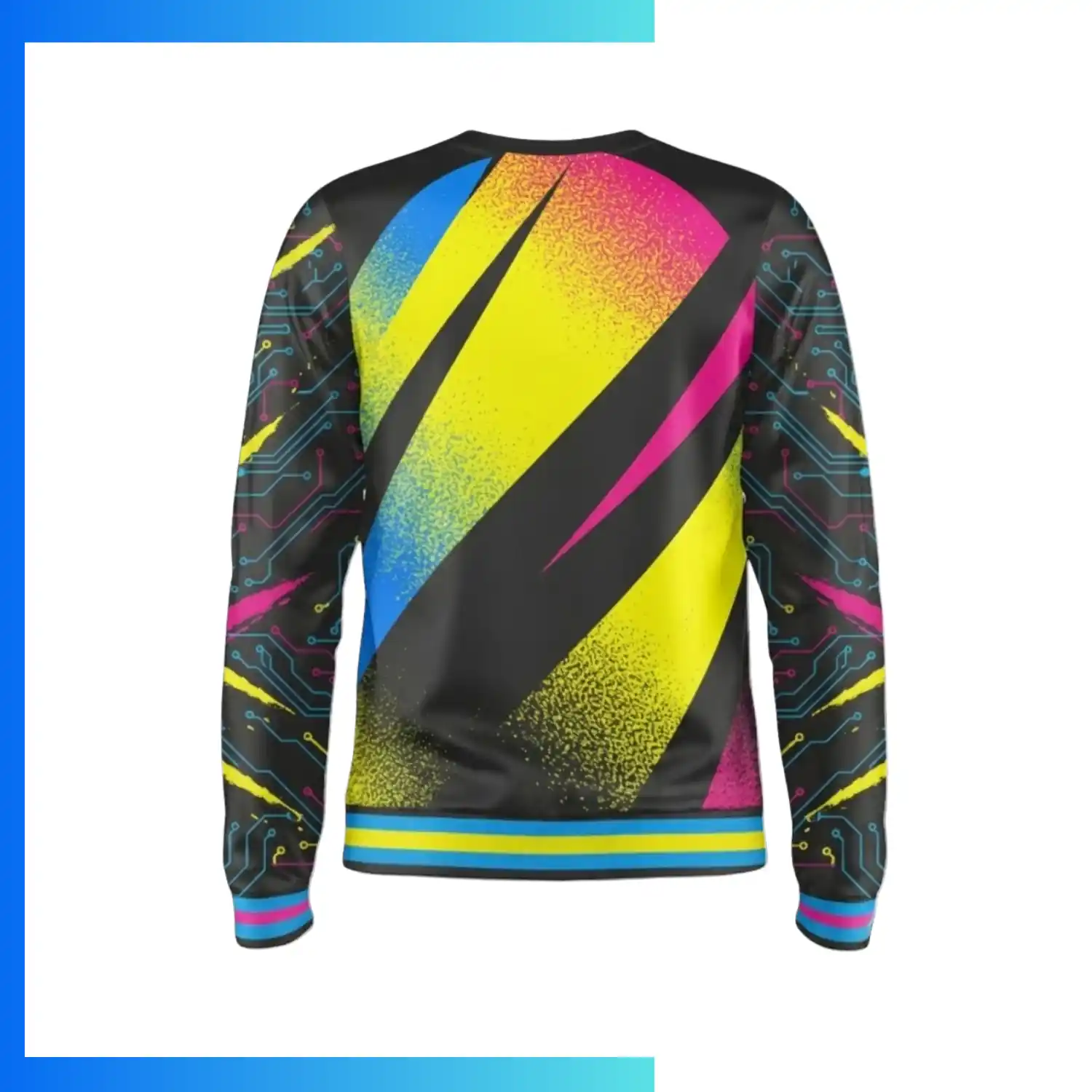 220G Ultra Light Fleece Crew Sweatshirt | Custom Sublimation Unisex & Kids Lightweight Performance Pullover - Image 2